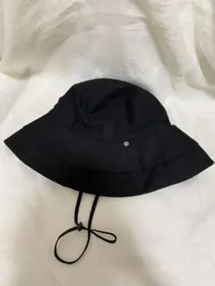 帽子屋Loo&c 帽子　UVシャルマンハット　ノーマル×ブラック