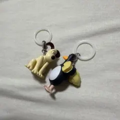 ウォレスとグルミット めじるしアクセサリー 2종 세트