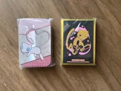 【ポケカ中国限定】　ミュウ　デッキシールド& 金属ダメカンケース　セット