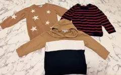 3点セット トレーナーとニット
