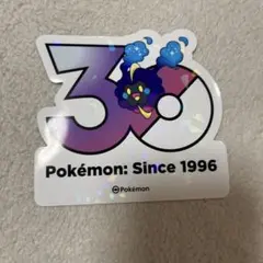 ポケモン 韓国限定 ポケモンストア30周年ロゴステッカー シール