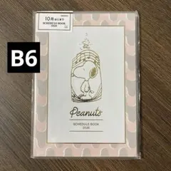 スヌーピー 手帳 スケジュール帳 2026 B6 音符