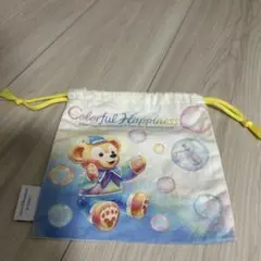 ダッフィーとフレンズ カラフル巾着袋