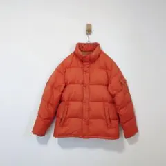 UNIQLO ユニクロ　ダウンジャケット　コート　メンズ艶消し　オレンジ　 XL
