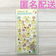 ボンボンドロップシール　ポムポムプリン　サンリオ　立体シール　3Dステッカー