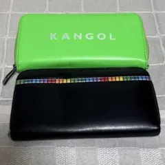 二手品 長皮夾兩件組