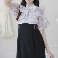 couture BY ROJITAレーシードッキング長袖ワンピース ブラック - メルカリ