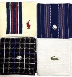 新品　POLO 汗拭　ラルフローレン BCS メンズ　チェック柄　タオルハンカチ