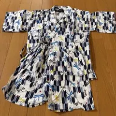 和心伝 トンボ柄 甚平 120