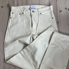 新品　アービン　urvin ホワイトデニム　24 ジャパンブルーのサムネイル
