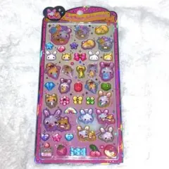 フワフワらびちゃん うるちゅるポップシール うるちゅる ふわふわらびちゃん