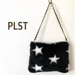PLST プラステ フェイクファー ショルダーバッグ