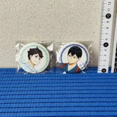 ハイキュー 新春の頂 缶バッジ セット 及川徹 影山飛雄 u