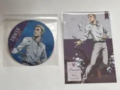 進撃の巨人　カワスイ　エルヴィン　バースデーポストカード　コースター　川崎水族館