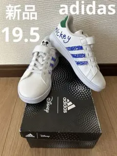 （新品）adidas ミッキー スニーカー 19.5cm