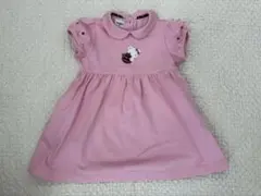 ファミリア　ピンク クマワンピース 90cm