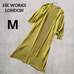 HK WORKS LONDON リブロングカーディガン マスタードイエロー　Mのサムネイル