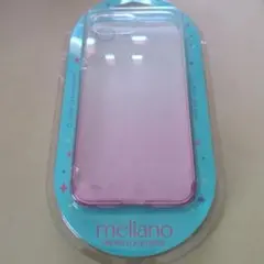 iPhone 16e グリッターグラデーションクリアケース ペールピンク