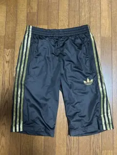 adidas アディダス ハーフパンツ ゴールド