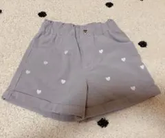 バースデイ　ハーフパンツ　130センチ　ラベンダー