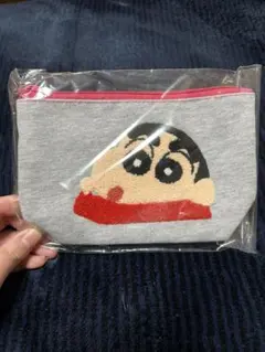 スウェットコスメポーチ　クレヨンしんちゃん