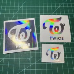 TWICE ホログラムステッカー 3枚セット