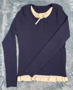 薄手ニット　長袖　女性　Mサイズ