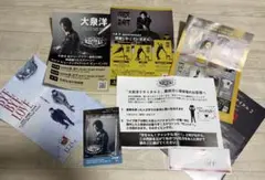 히로시 오이즈미 리사이틀 2 리벤지 트레이딩 카드 및 플라이어 플라이어 세트