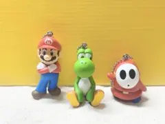 【新品・未使用】スーパーマリオ/キーホルダー 3点セット(バラ売り不可)