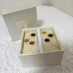 【未使用】たち吉 フリット ペア花生 一輪挿し 2個セット