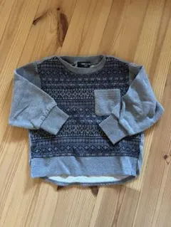 COMME CA ISM 裏起毛トレーナー 100cm