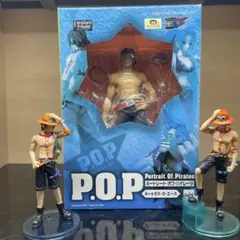 ワンピース　エース　２種　フィギュア