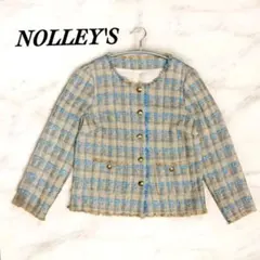 【送料込み】NOLLEY'S ノーリーズ ツイードジャケット size38