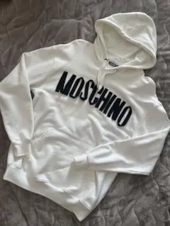 MOSCHINO ホワイト フード付きパーカーのサムネイル