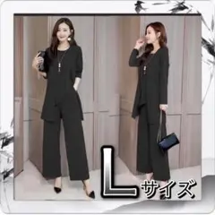 M パンツスーツ　３点セット　黒　卒業式　入学式　フォーマ　お呼ばれ 入園　参観