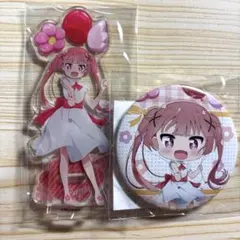 鹿目まどか コラボカフェ缶バッジメイドアクキー まどマギ 魔法少女