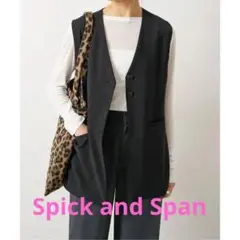25年　Spick and Span PEカルゼVカラージレ　ブラックのサムネイル