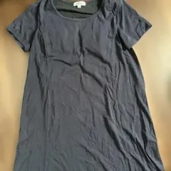 ネイビー 授乳服 ブラ付きMサイズ