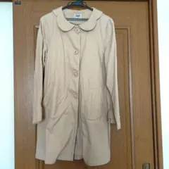 パラビオン　ベージュ 丸襟 コート