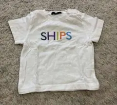 SHIPS KIDS 80cm SHIPSロゴTEE