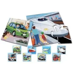 くもん ジグソーパズル ステップ1 乗り物 8セット