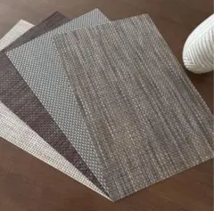 ◆4色4枚セット◆モダン 撥水 シンプル 高級感 ランチョンマット《数量限定》