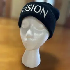 VISION ロゴ刺繍 ワッチ ビーニー ニットキャップ y2k archive