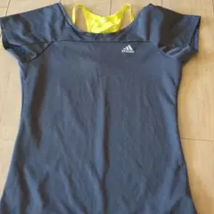 adidas 半袖Tシャツ 2点セット 黒/黄色・紺/白