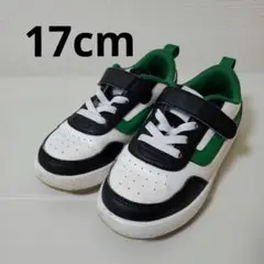 17cm VANS バンズ キッズ スニーカー グリーン ブラック