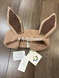 新品未使用　ジェラートピケ　ポケモンスリープ　ベビモコ　イーブイ　ヘアバンド
