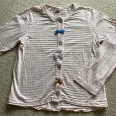 Kiccody ピンク カーディガン 130 リボン付き