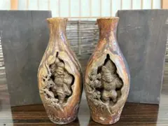 大樋焼 恵比寿 骨董 アンティーク 七福神 飴釉 - メルカリ