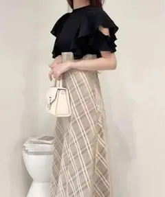 mily bilet ミリービレット 半袖 ワンピース ロング