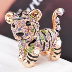 超人気商品★超立体感★トラ(カラフル)★キーホルダー★バッグチャーム